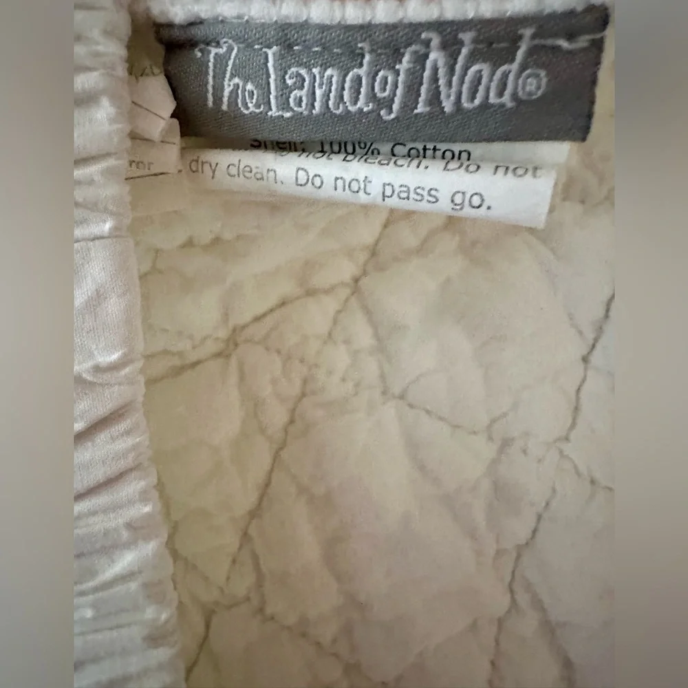 HTF Land of Nod Nightfall Bedding & Changing Pad Cover